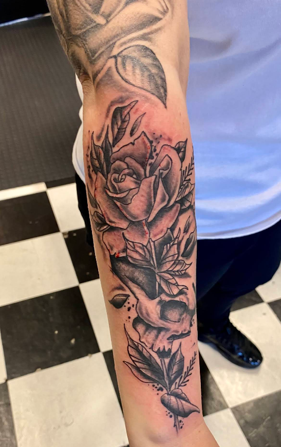 Rose & Skull